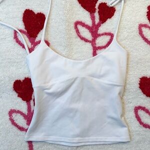 Tank air Women’s White Tie-Strap Cami Tank Top